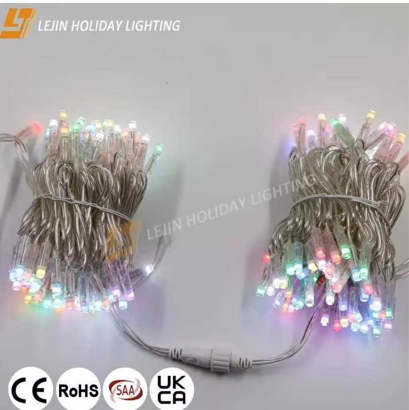 Manufacturer's New PVC Smart LED String Light for Outdoor Festive Decoration